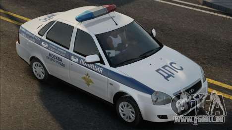 Lada Priora 2170 Polizei Verkehrspolizei 2013-20 für GTA San Andreas