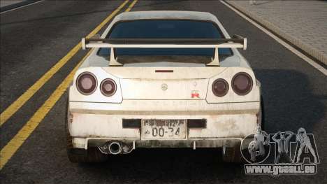 Nissan GT-R Nismo White für GTA San Andreas