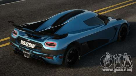 Koenigsegg Agera [Blue] pour GTA San Andreas