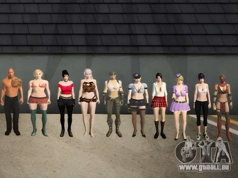 PACK DE 100 SKINS DORÉS pour GTA San Andreas