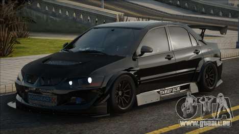 Mitsubishi Lancer Evo IX Blek pour GTA San Andreas