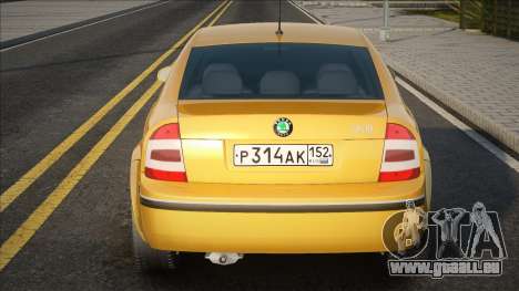 Skoda Superb Yellow für GTA San Andreas