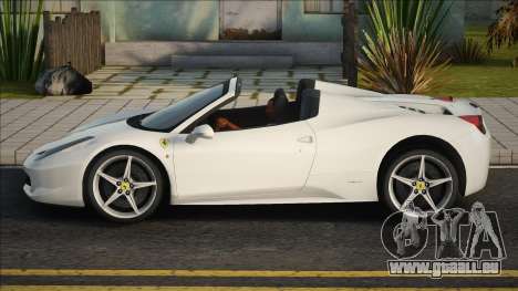 Ferrari 458 Spider V2 für GTA San Andreas