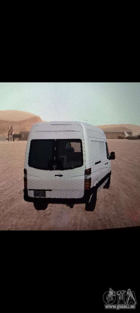 Mercedes Benz Sprinter lowpoly pour GTA San Andreas