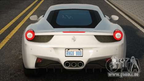 Ferrari 458 Italia NEW pour GTA San Andreas