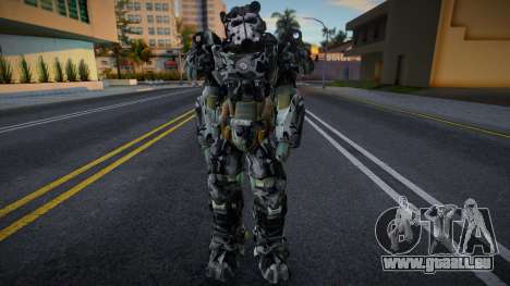 T-60 Power Armor - SAPD Urban Camo für GTA San Andreas