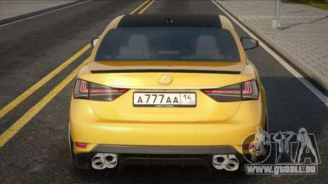 Lexus GS350 Yellow pour GTA San Andreas