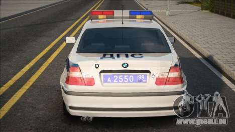 BMW 325I (E46) - Police à propos de la police de pour GTA San Andreas