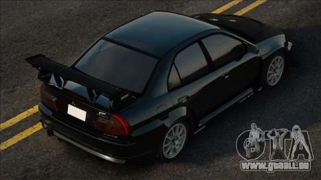 Mitsubishi Lancer Evolution V Blek pour GTA San Andreas