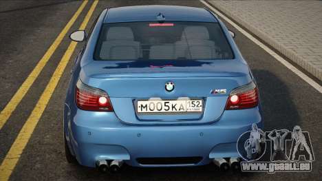 BMW M5 E60 Blu für GTA San Andreas