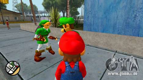 Luigi de Super Smash Bros Melee pour GTA San Andreas