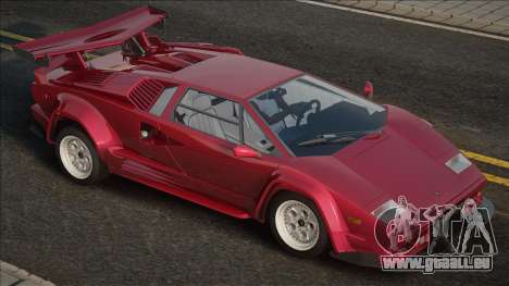 Lamborghini Countach Red pour GTA San Andreas