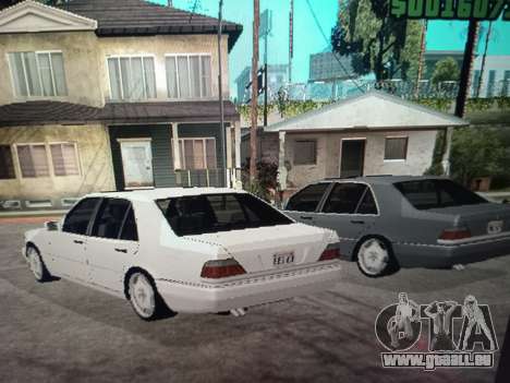 Mercedes-Benz S w140 pour GTA San Andreas