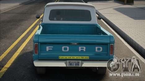 Ford F-100 1966 pour GTA San Andreas