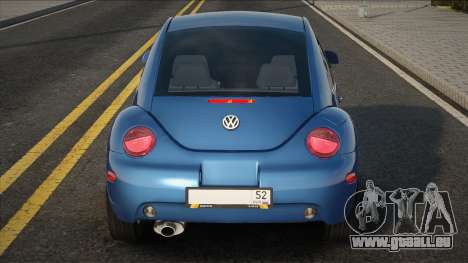 Volkswagen Beetle Blue für GTA San Andreas