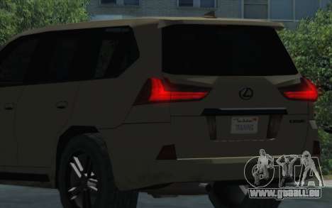 Lexus LX 570 lowpoly pour GTA San Andreas