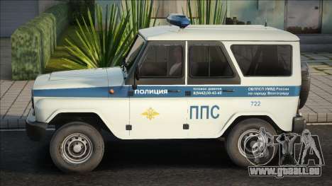 UAZ Hunter Volgograd PPS Police pour GTA San Andreas