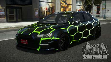 Mitsubishi Lancer Evo X YHG S2 pour GTA 4