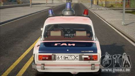 Verkehrspolizei VAZ 2106 für GTA San Andreas