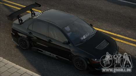 Mitsubishi Lancer Evo IX Blek pour GTA San Andreas