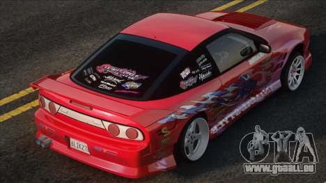 Nissan 180SX Red pour GTA San Andreas