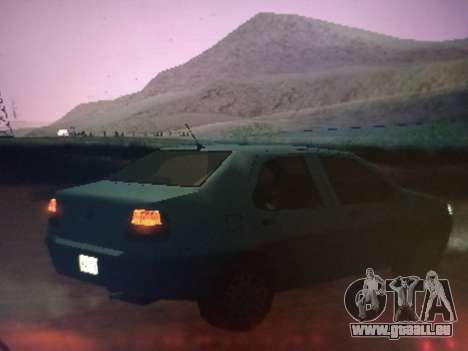 Fiat Siena Lowpoly pour GTA San Andreas