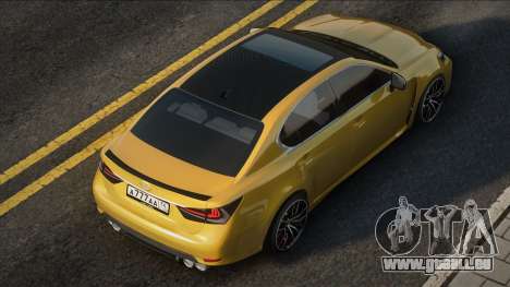 Lexus GS350 Yellow pour GTA San Andreas