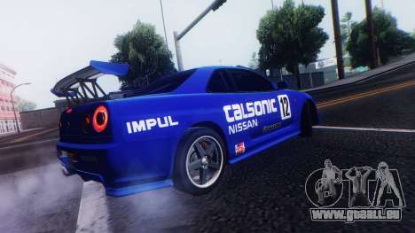 1999 Nissan Skyline GT-R R34 pour GTA San Andreas