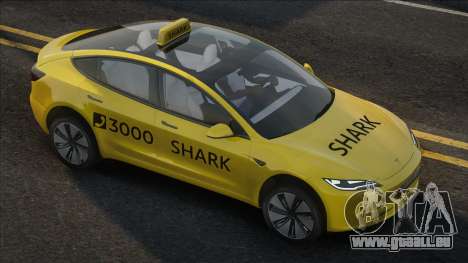 Tesla Model 3 Shark Taxi pour GTA San Andreas