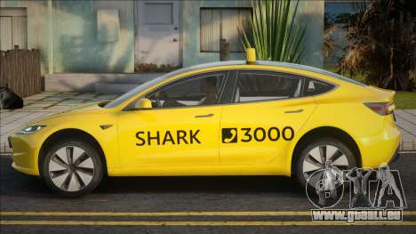 Tesla Model 3 Shark Taxi pour GTA San Andreas