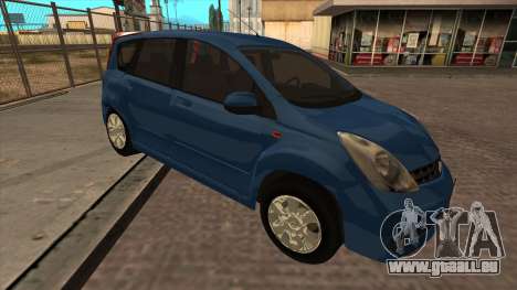 Nissan Note (2009) für GTA San Andreas