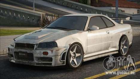 Nissan GT-R Nismo White für GTA San Andreas