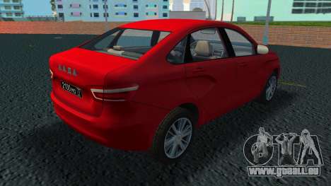 Lada Vesta Red pour GTA Vice City