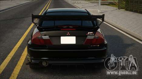 Mitsubishi Lancer Evolution V Blek für GTA San Andreas