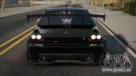 Mitsubishi Lancer Evo IX Blek pour GTA San Andreas