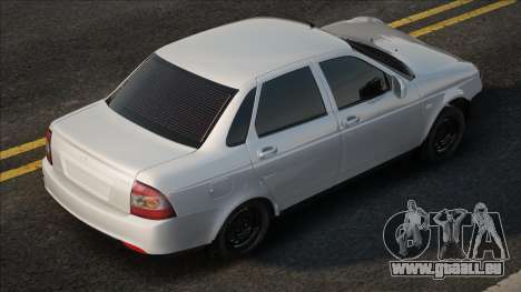 Lada Priora Broken White pour GTA San Andreas