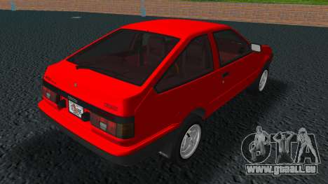 Toyota Sprinter Trueno AE86 85 pour GTA Vice City