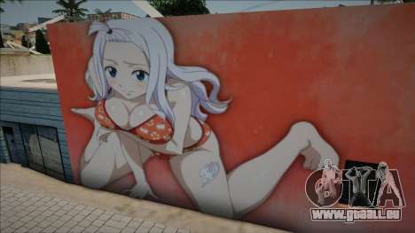 Mirajane Strauss Wall Graffiti für GTA San Andreas