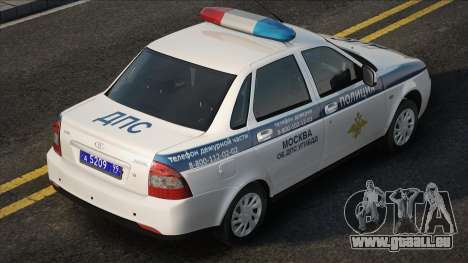 Lada Priora 2170 Police de la circulation 2013-2 pour GTA San Andreas