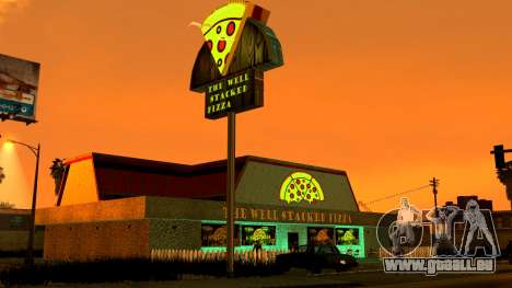 Nouvelle Pizzeria LS IdelWood pour GTA San Andreas