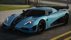 Koenigsegg Agera [Blue] für GTA San Andreas