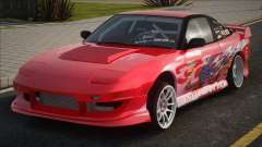 Nissan 180SX Red pour GTA San Andreas