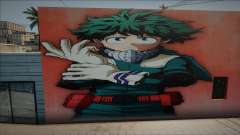 Mural Izuku Midoriya für GTA San Andreas