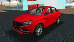 Lada Vesta Red pour GTA Vice City