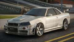 Nissan GT-R Nismo White pour GTA San Andreas