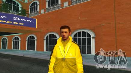 Un gars en costume jaune pour GTA Vice City