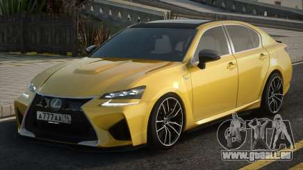 Lexus GS350 Yellow für GTA San Andreas