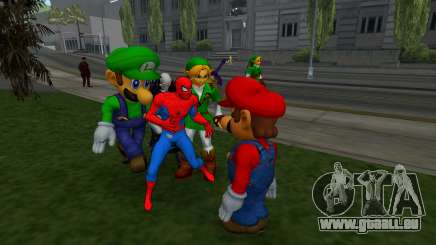 Luigi de Super Smash Bros Melee pour GTA San Andreas