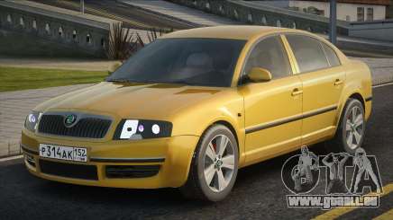 Skoda Superb Yellow pour GTA San Andreas