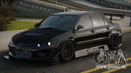 Mitsubishi Lancer Evo IX Blek für GTA San Andreas